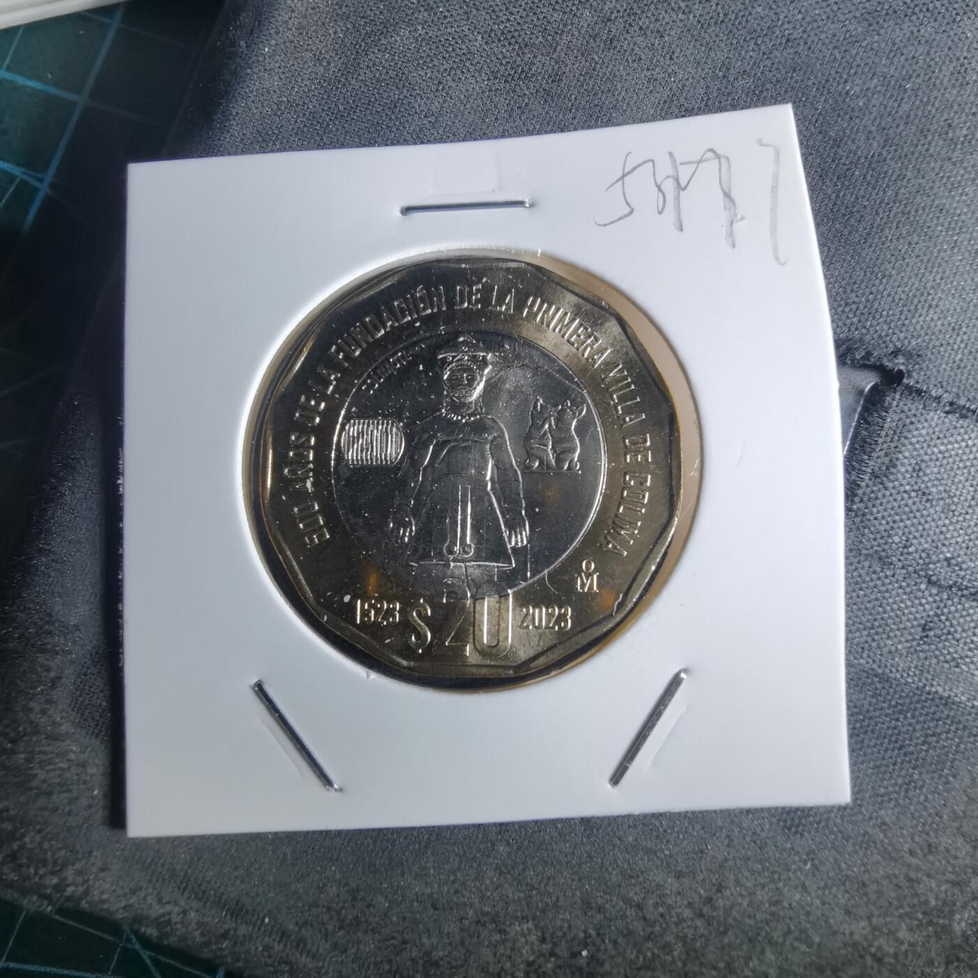 沼泽如烟--第953场 墨西哥2023年20比索纪念币