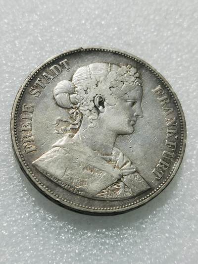 天下钱庄专场欢迎参拍 - 法兰克福少女2泰勒银币