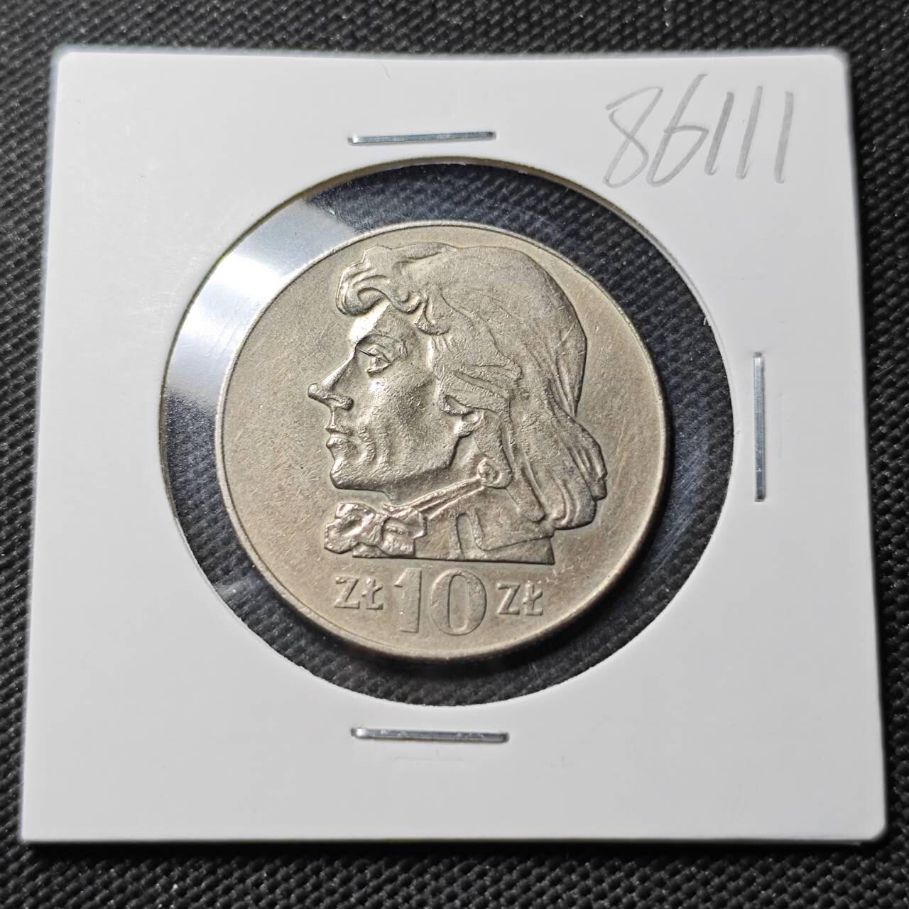 KK钱币收藏小铺  第386期  2月预留时间 周末发货  1970波兰10兹罗提纪念币