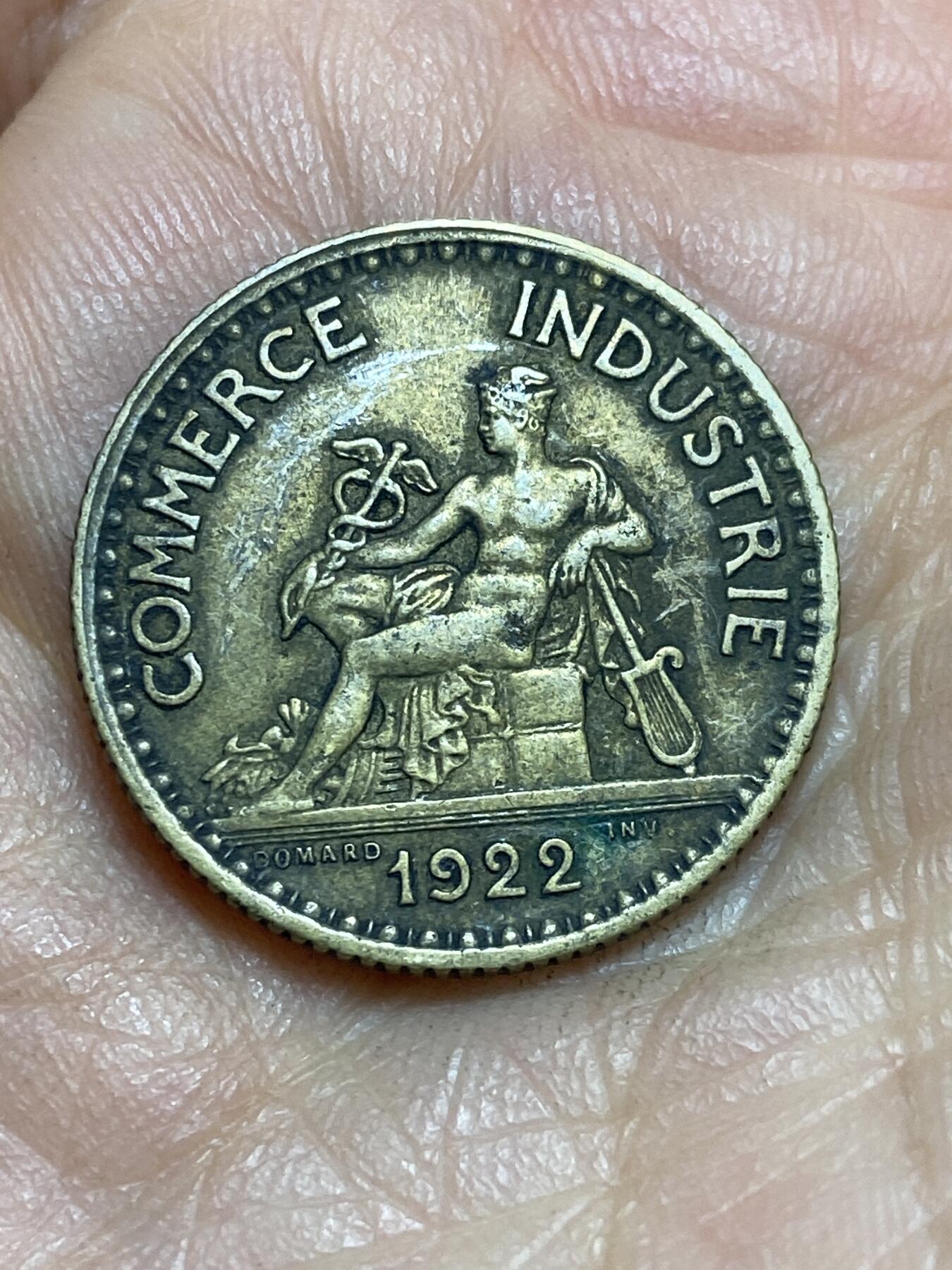 2026年第三场(总第一百七十二场）外国好品散币场(免佣金) 法兰西第三共和国1922年1法郎