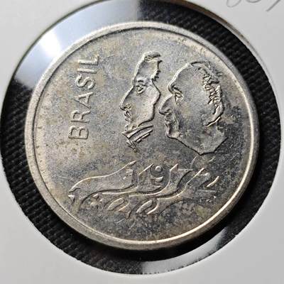 KK钱币收藏小铺  第386期  2月预留时间 周末发货 -  巴西1克鲁塞罗纪念币