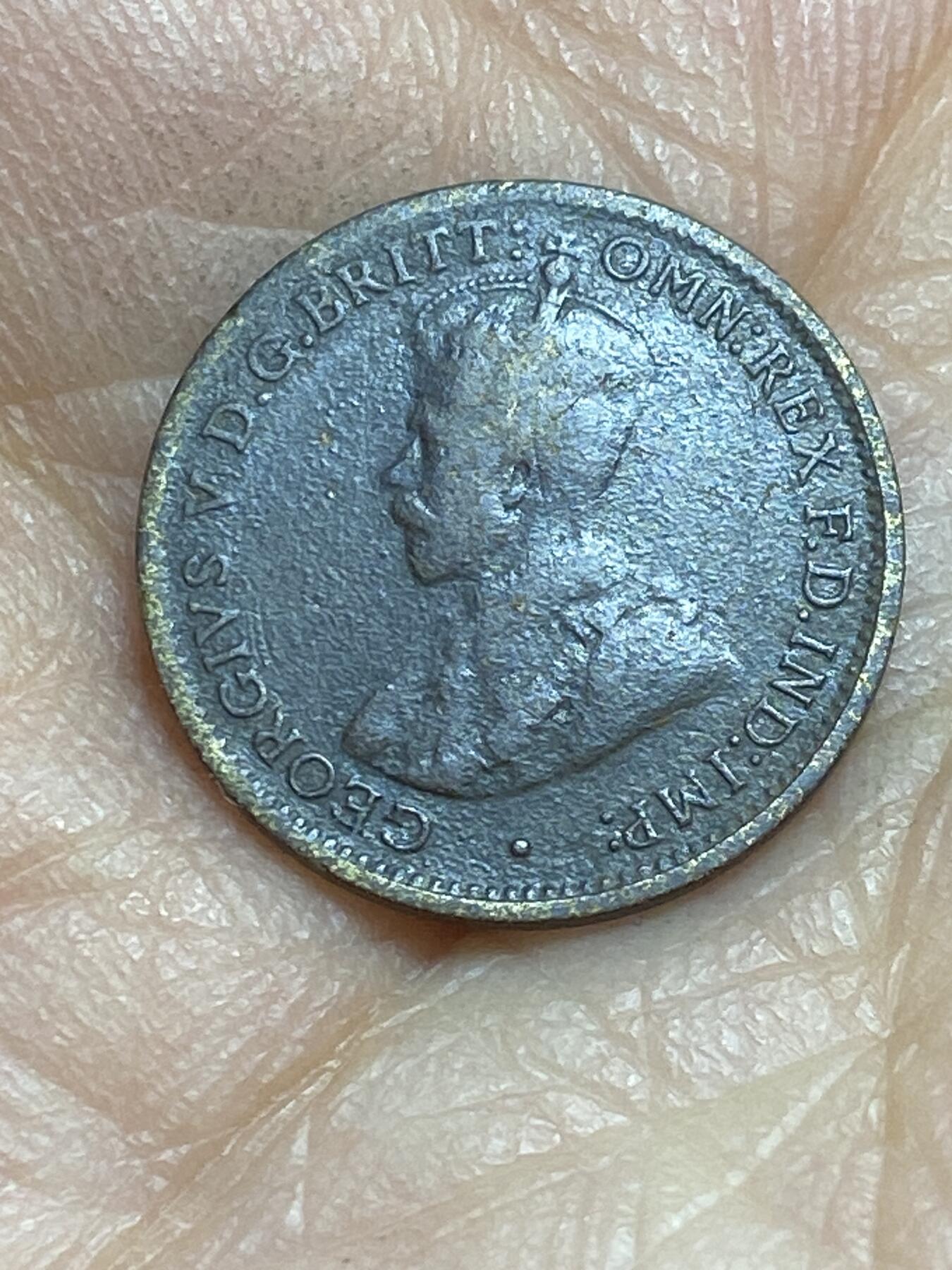 2026年第三场(总第一百七十二场）外国好品散币场(免佣金) 英属西非1920年3便士(乔治五世第三版，黄铜材质首发年，KN标金斯诺顿厂造)