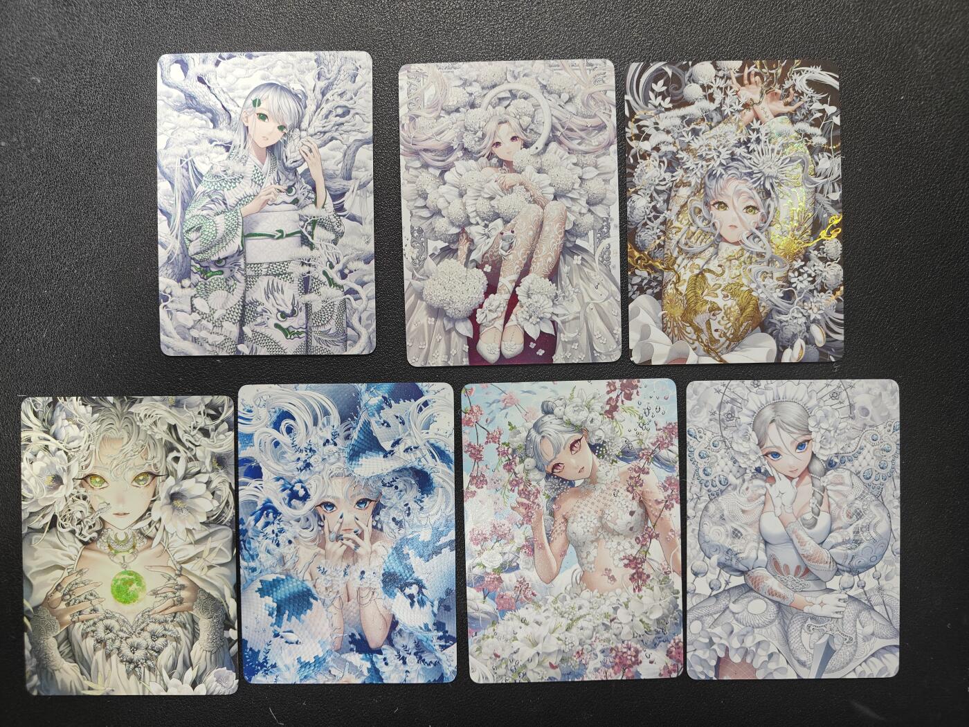 天玑星卡拍第157期《1.5周一截拍》持续收拍收评中 满赠卡需备注 焱卡文化 动漫美女ACG 彩闪 7张