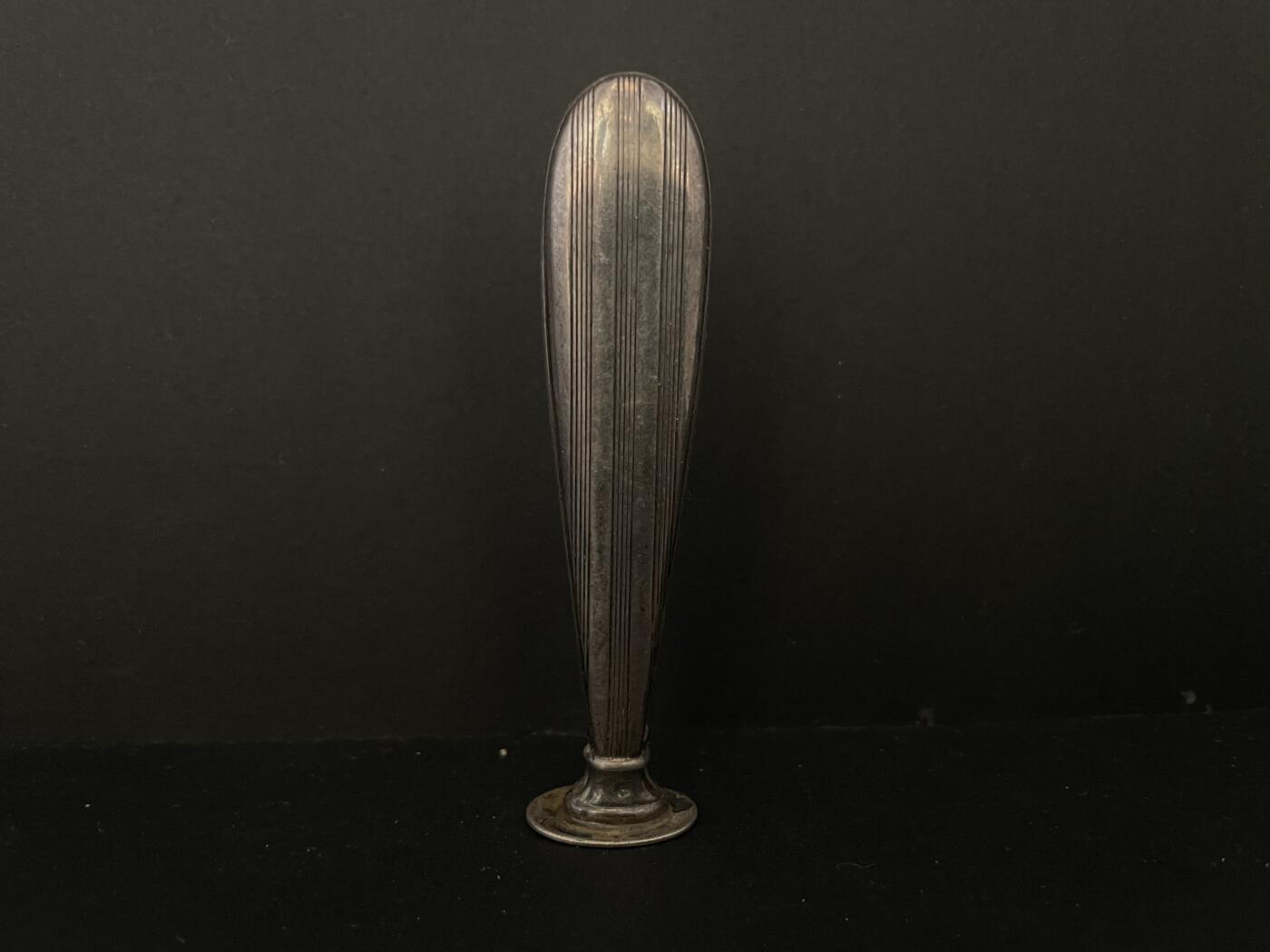 海外回流精品（欧美专场） 欧洲回流纯银火漆印章，8.3cm，16.1g。
