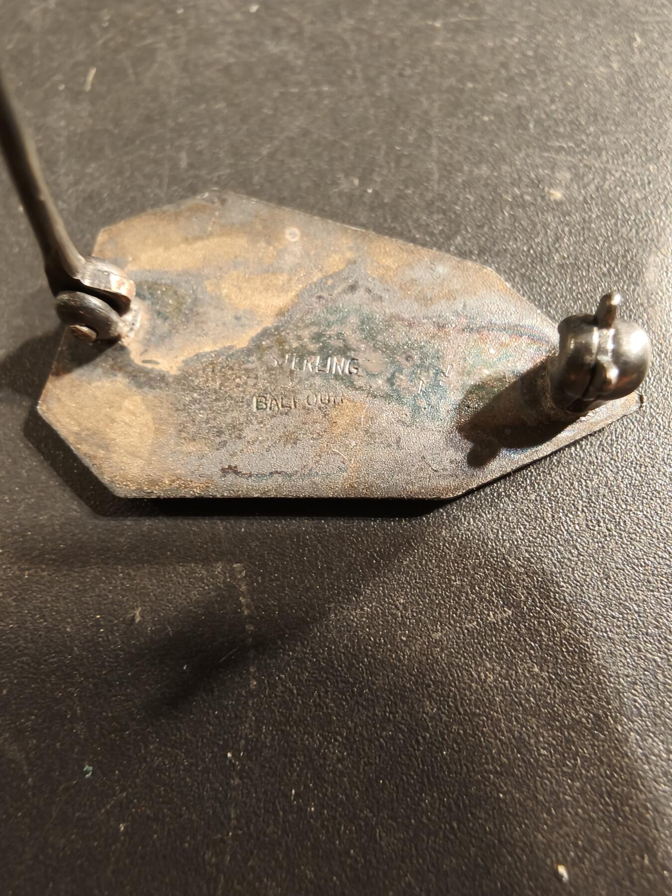 老王徽章第174期 美国本宁堡步兵学校证章    925银质珐琅    二战时期横针版    4.4g