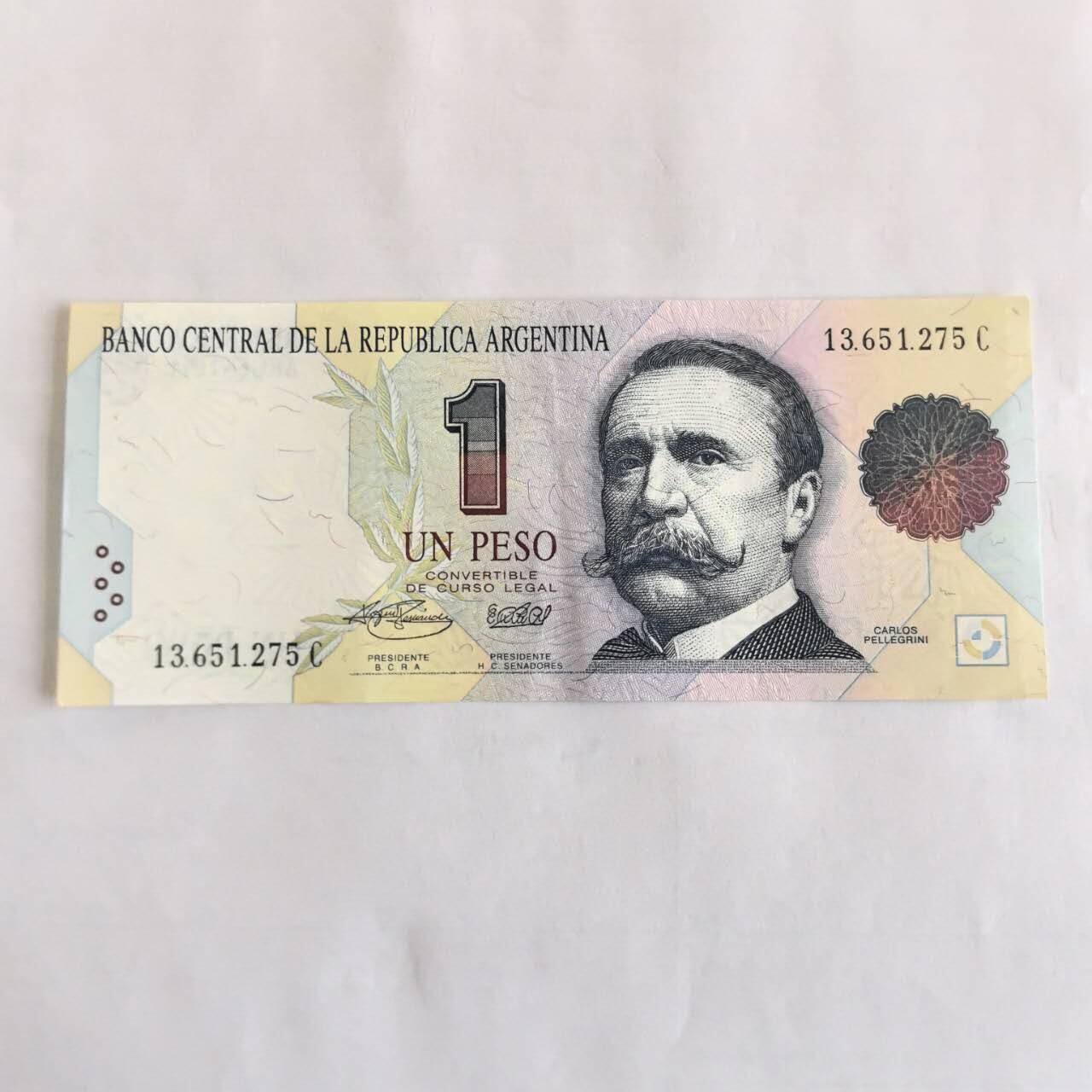 各国外币第107期 无佣金 阿根廷1比索 1993年美品