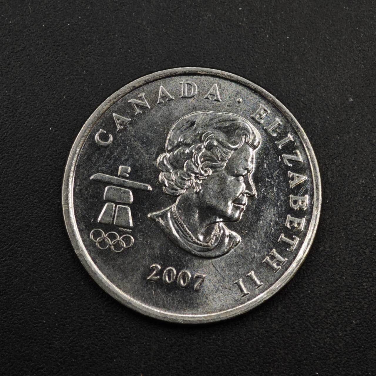 【淘币小摊】实时拍第八百四十一拍   散币批量币场   满百包邮可预留二周 每周一统一发货   加拿大2007年温哥华冬奥会25分纪念币