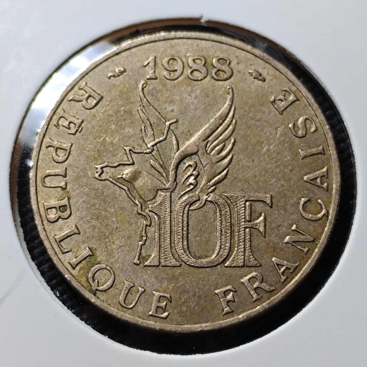 KK钱币收藏小铺  第386期  2月预留时间 周末发货  法国10法郎纪念币