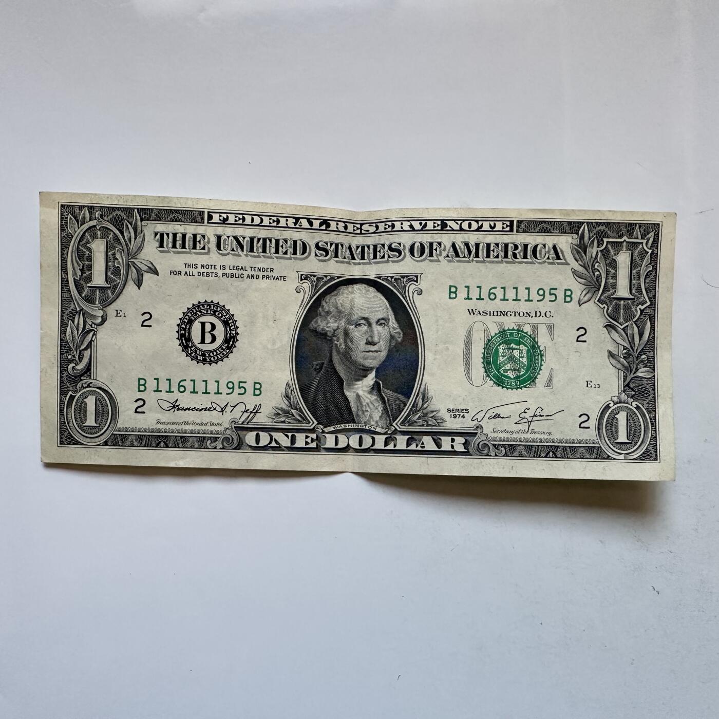 🌹外币初藏🌹🐯2026年第3场  每周二四六晚8️⃣点 接代拍 美国1974年一美元