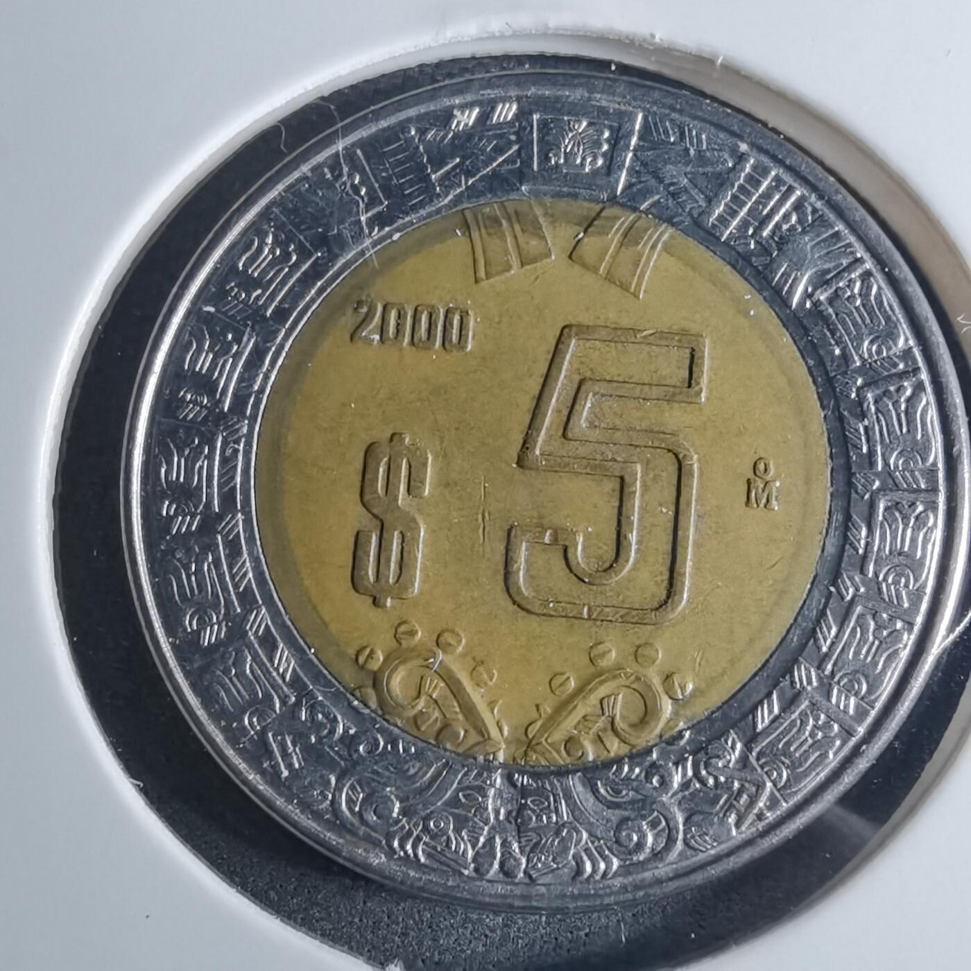 沼泽如烟--第953场 墨西哥2000年5比索