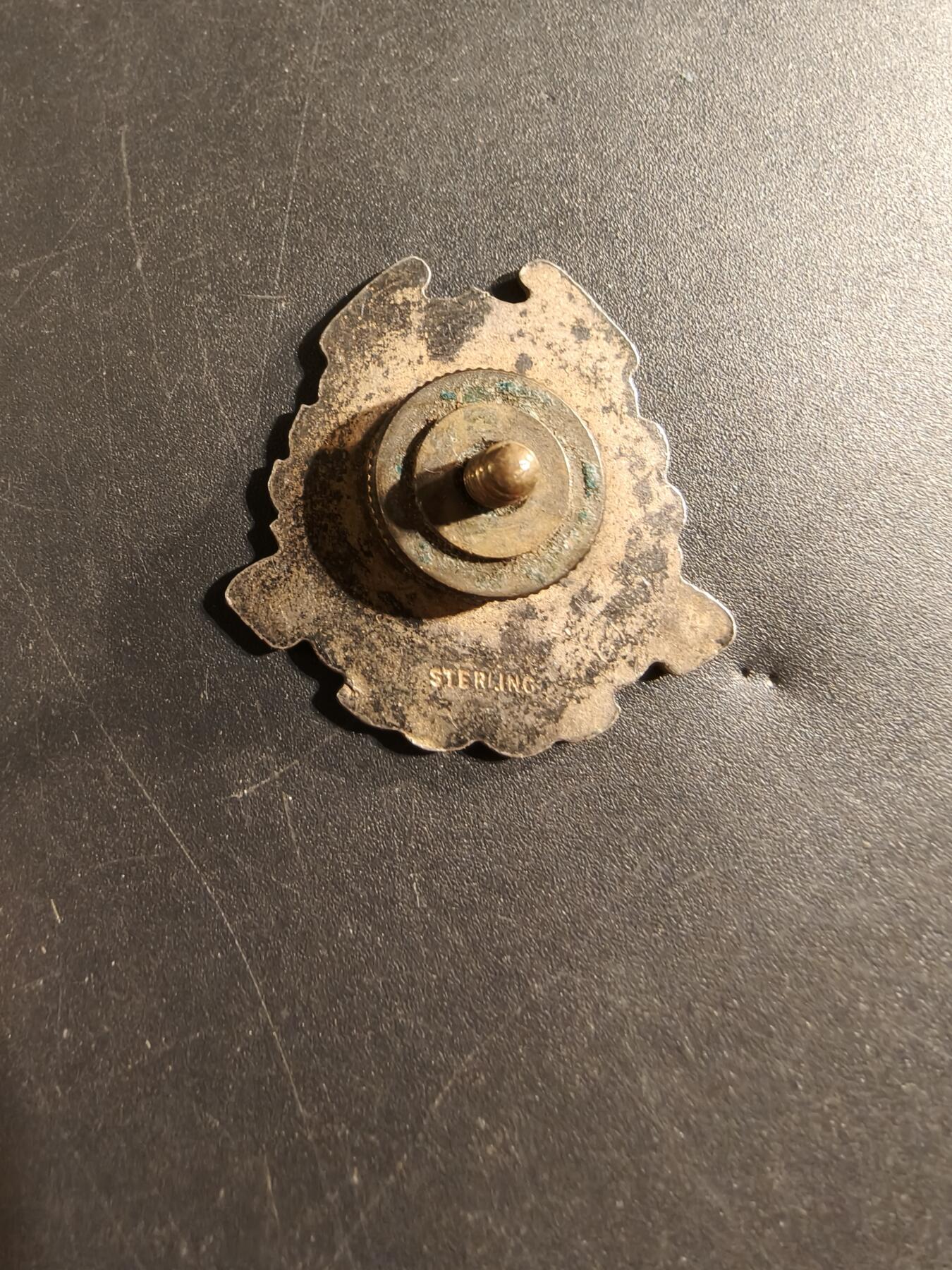 老王徽章第174期 美国陆军第346步兵团证章    二战时期轮转版   925银质珐琅    11.3g