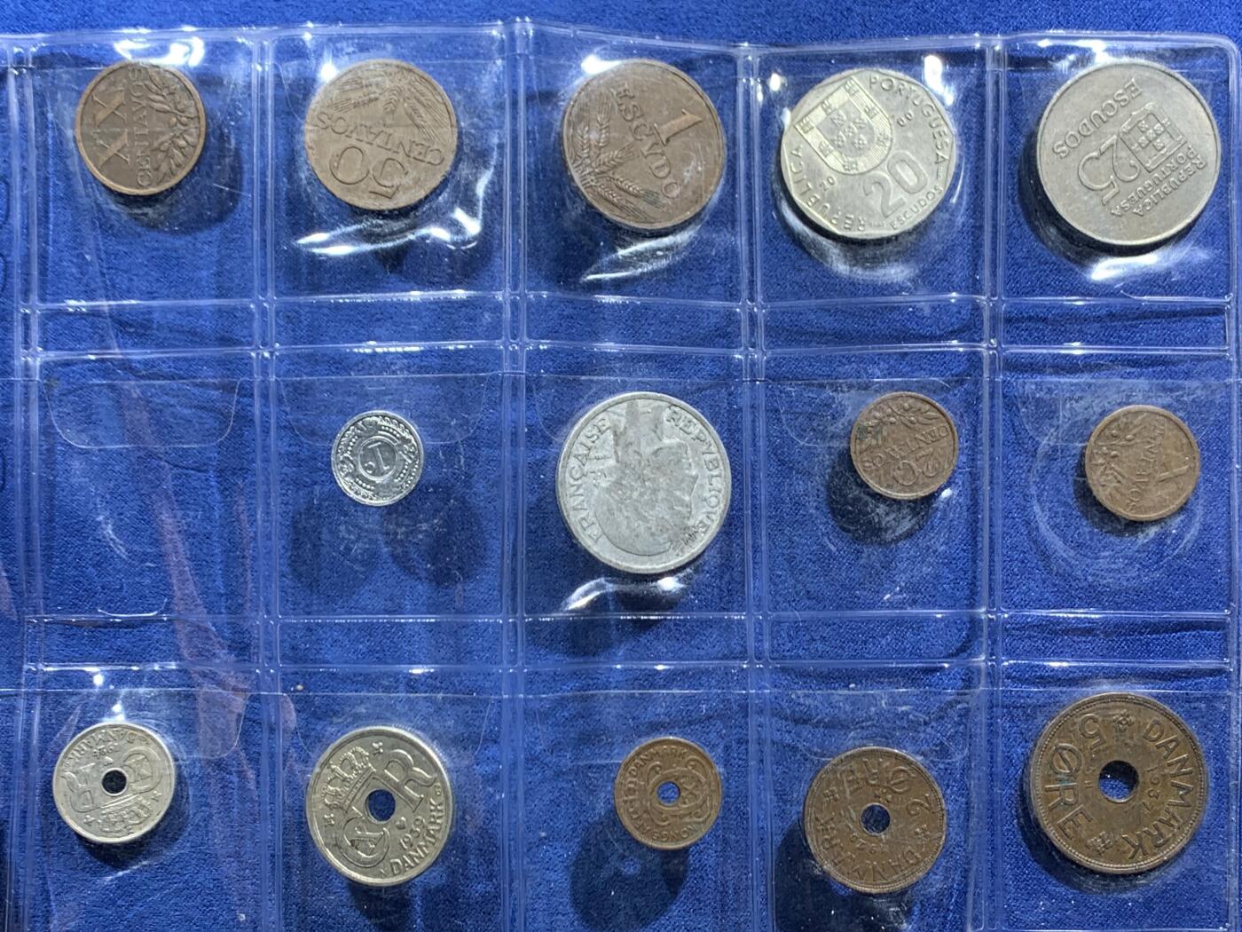 《竞宝斋》第454场 周日，周一 2场连拍 （全场包邮，欢迎送拍） 14枚一组 世界各国钱币