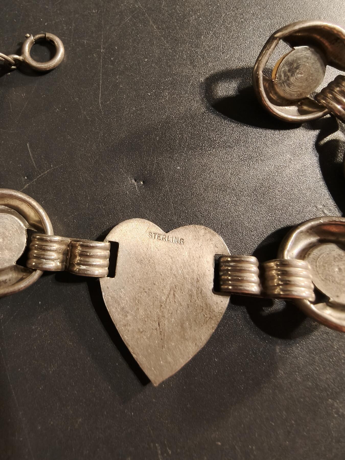 老王徽章第174期 美国陆军二战银手链     925银     重量17.3g    长度20cm