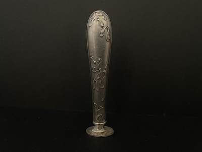 海外回流精品（欧美专场） - 欧洲回流19世纪纯银火漆印章，8.3cm，15.1g。