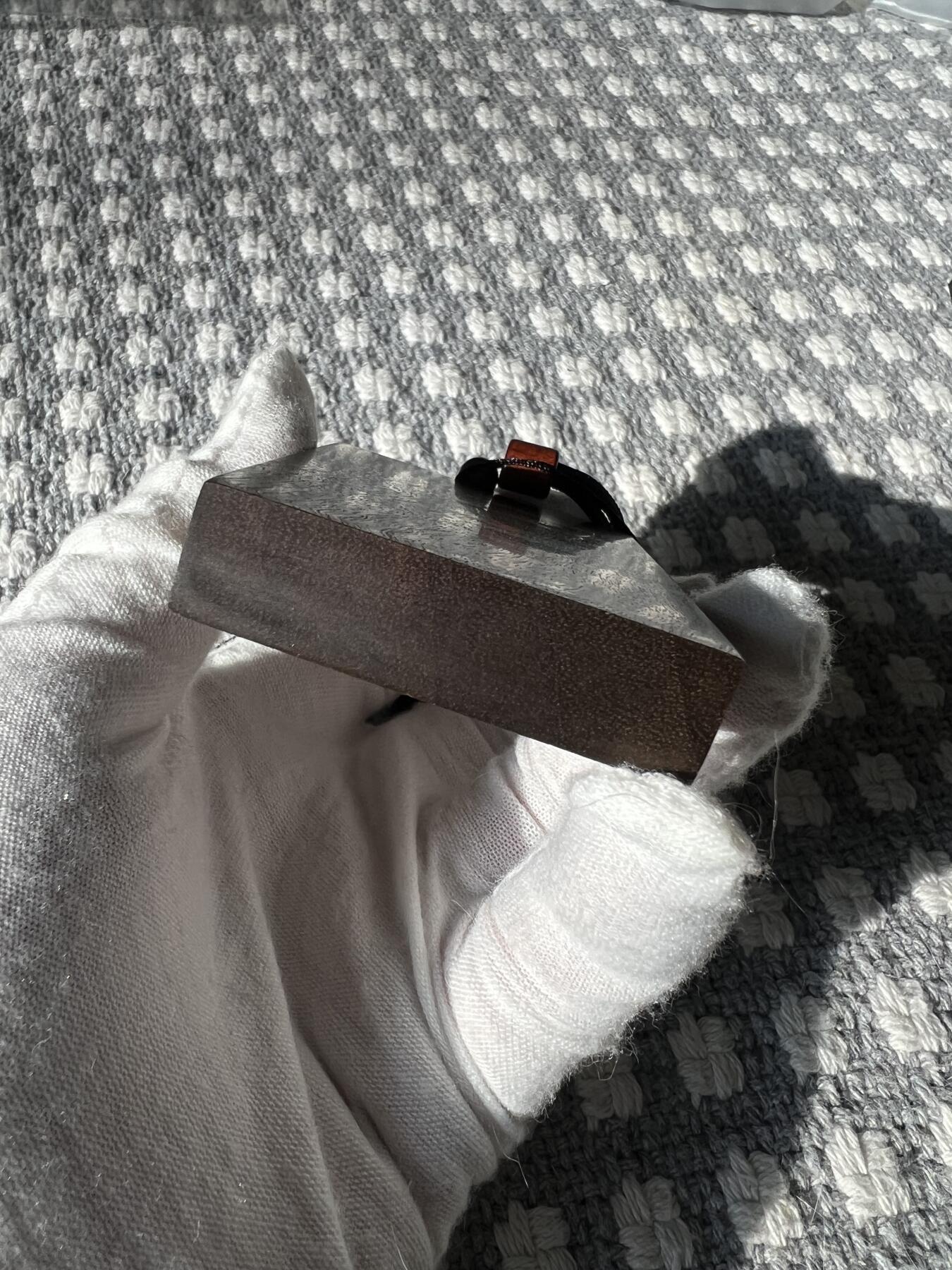 零元拍：627-NO.30金丝楠平安无事牌，香喷喷的小金砖，金光闪闪，72/48.5/12.5MM