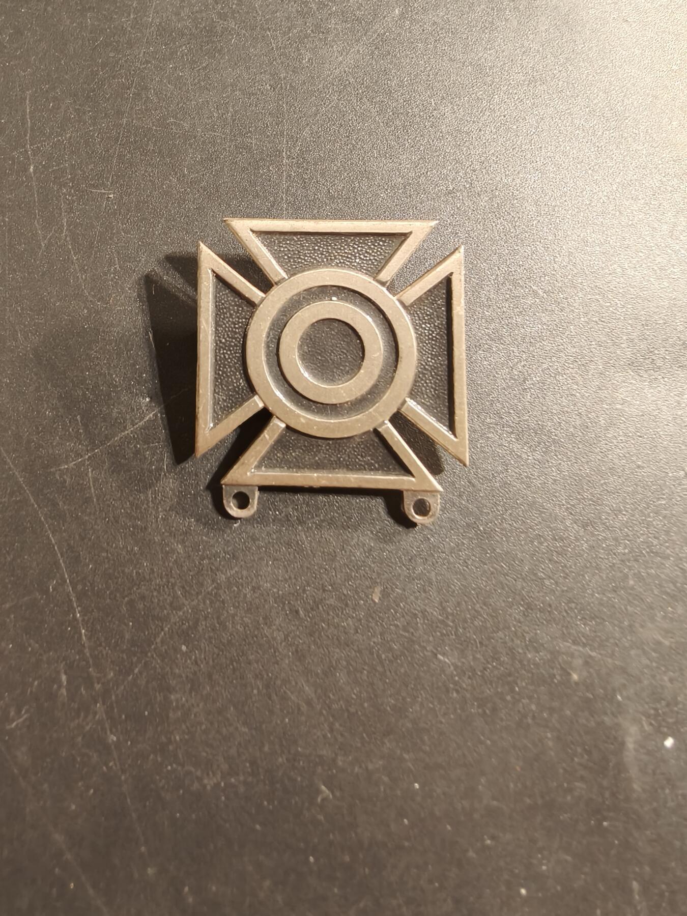 老王徽章第174期 美国陆军神射手技能章   二战时期横针版   925银  7.6g