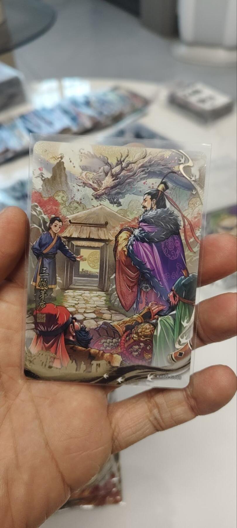 秋原瞳的小店第三十一期（持续收拍，时光冉冉，卡圈陪伴） 卡游三国三弹主题卡千古一瞬三顾茅庐