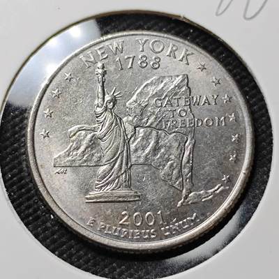 KK钱币收藏小铺  第386期  2月预留时间 周末发货 -  美国25分纪念币