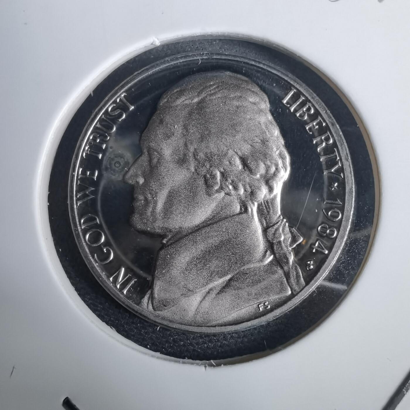 沼泽如烟--第953场 美国1984年五分精制币