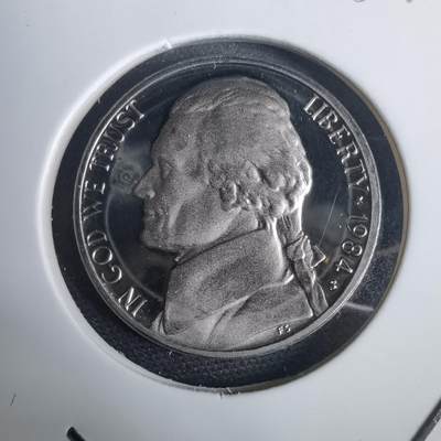 沼泽如烟--第953场 - 美国1984年五分精制币