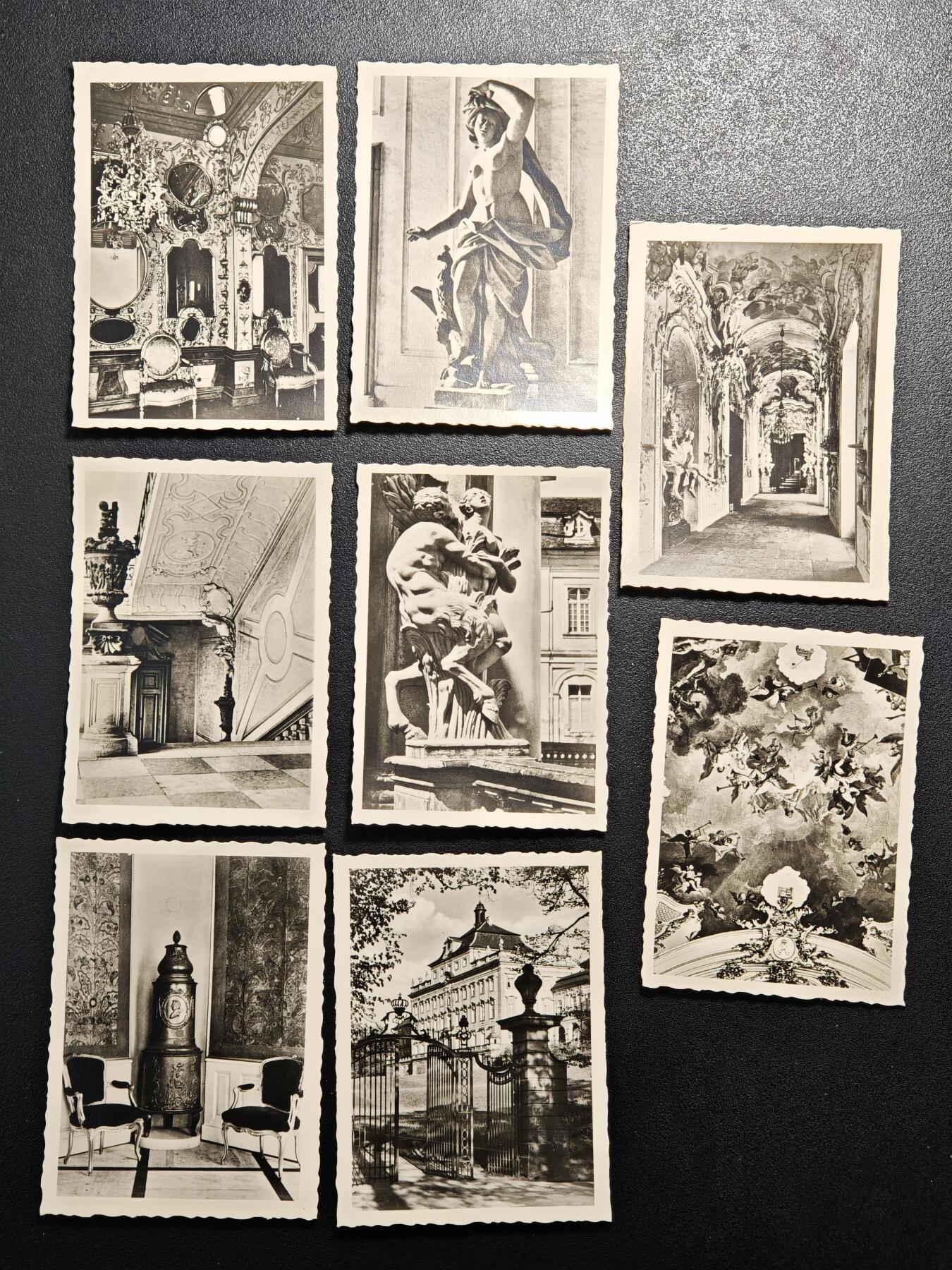 【德藏】世界币章拍卖第160期 欧洲明信片一盒 17张 直径约：92mm×67mm/张