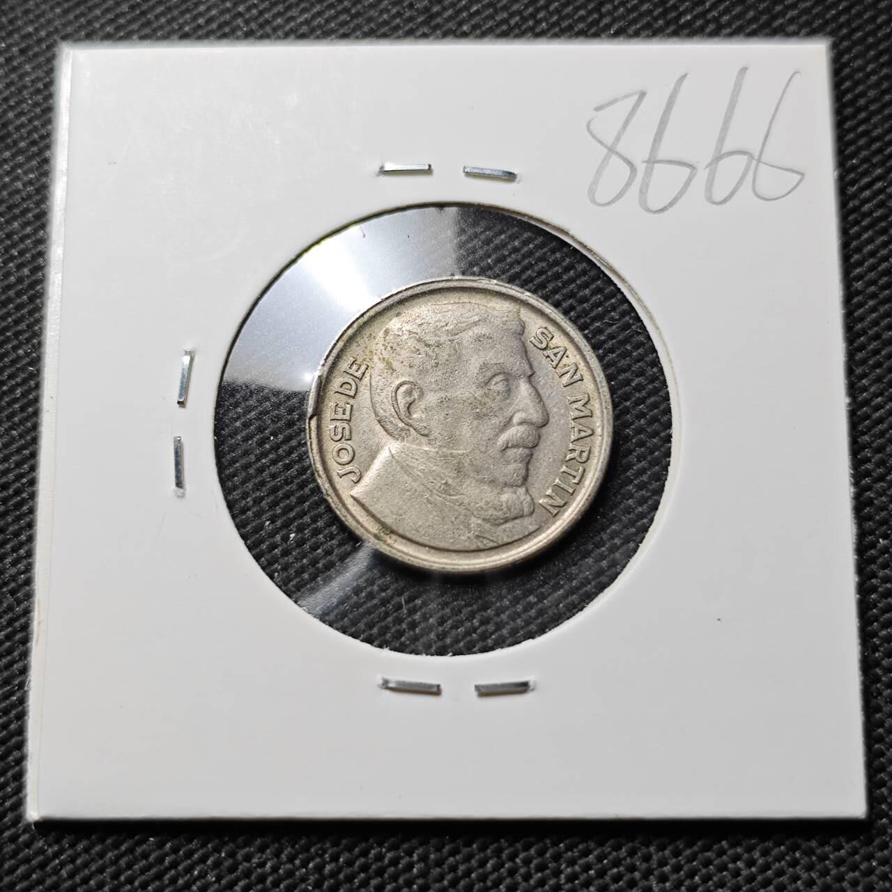 KK钱币收藏小铺  第386期  2月预留时间 周末发货  阿根廷10分纪念币