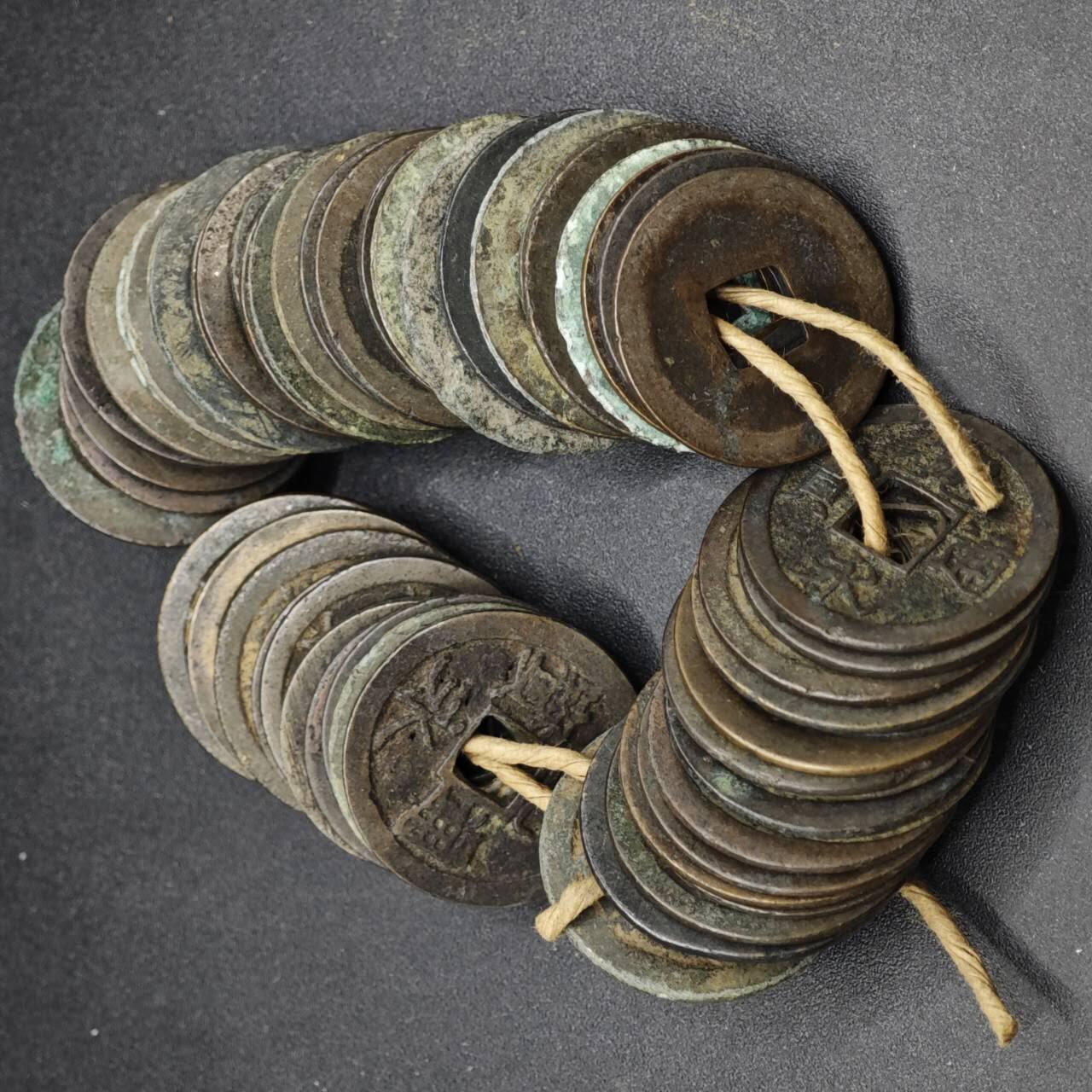 【淘币小摊】实时拍第八百四十一拍   散币批量币场   满百包邮可预留二周 每周一统一发货   宽永通宝60枚