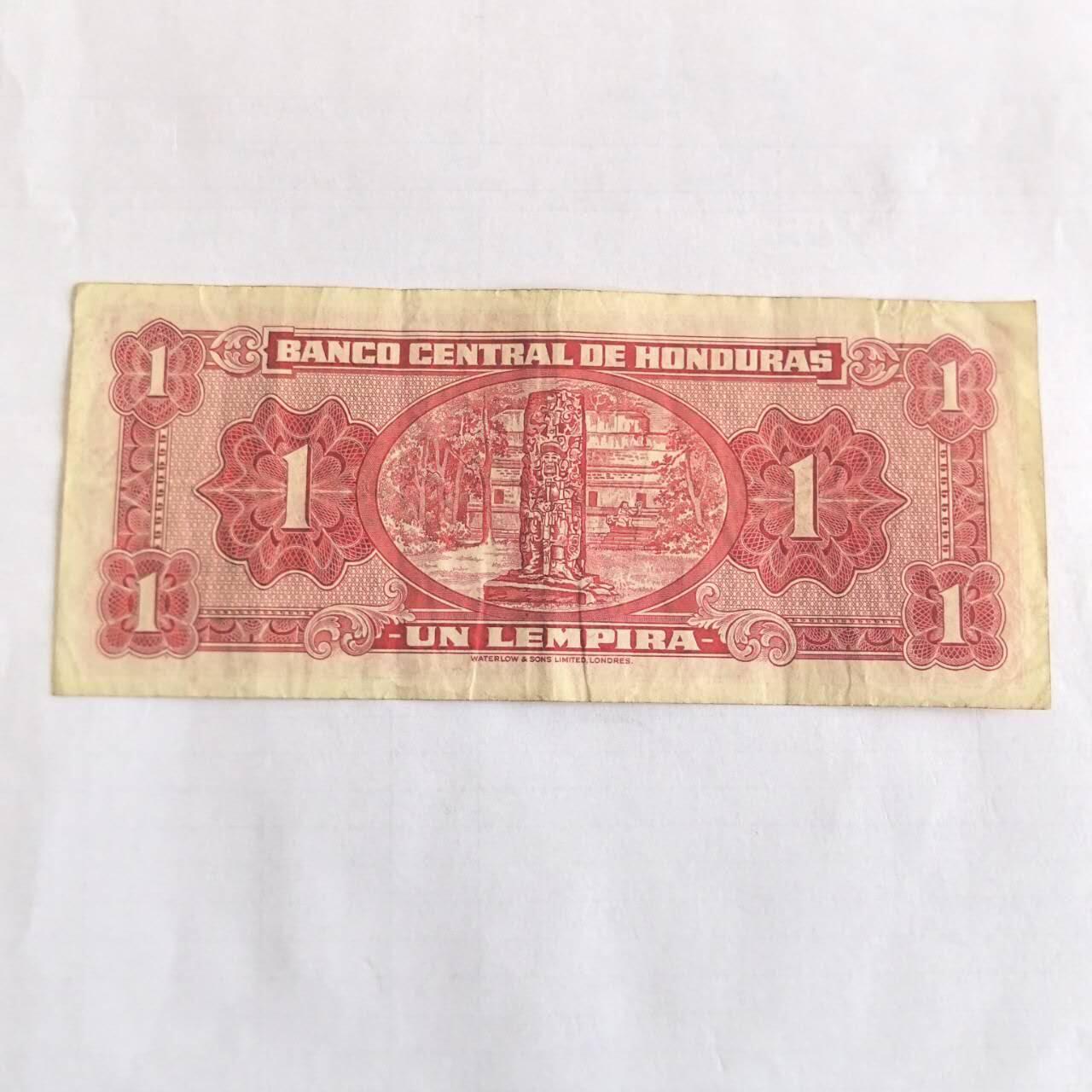 各国外币第107期 无佣金 洪都拉斯1伦皮拉 1951年份少见