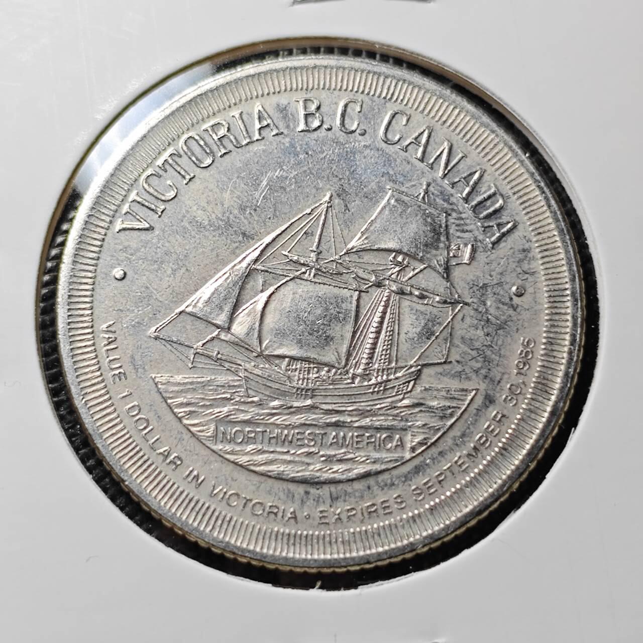 KK钱币收藏小铺  第386期  2月预留时间 周末发货  加拿大1元代币