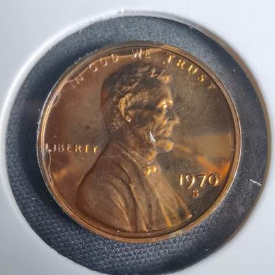 沼泽如烟--第953场 - 美国1970年一分精制币