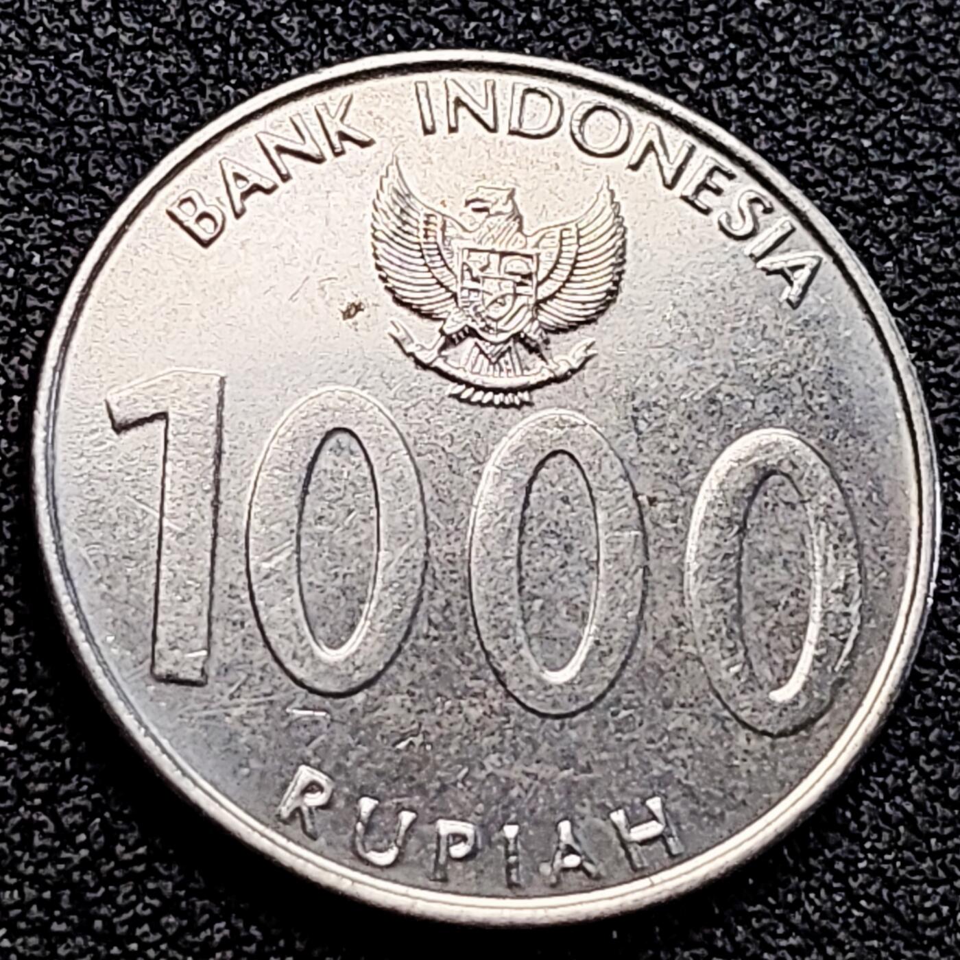 泉币菌-第163场-新年第六场 精品福利场 印度尼西亚1000盾 24mm