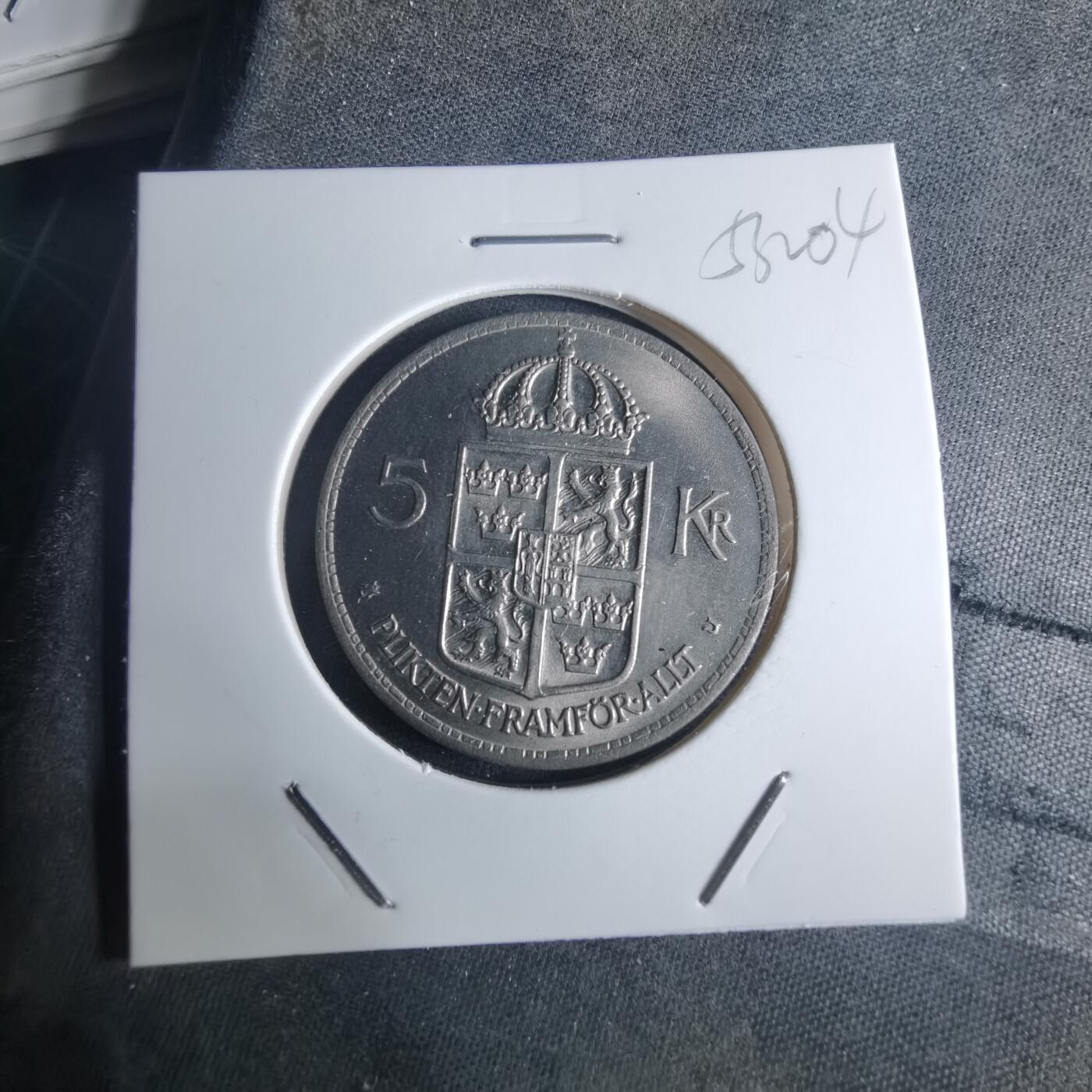 沼泽如烟--第953场 瑞典1972年5克朗