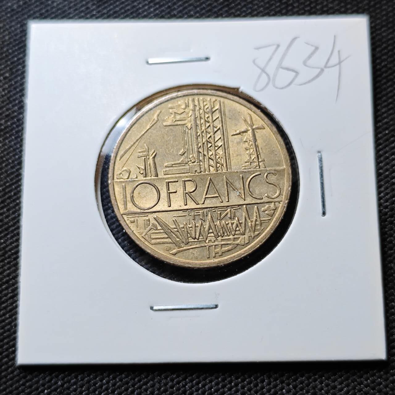 KK钱币收藏小铺  第386期  2月预留时间 周末发货  法国10法郎