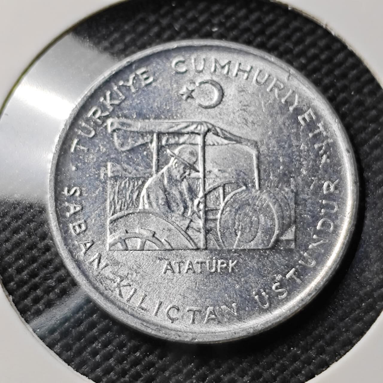 KK钱币收藏小铺  第386期  2月预留时间 周末发货  土耳其10库鲁农粮纪念币