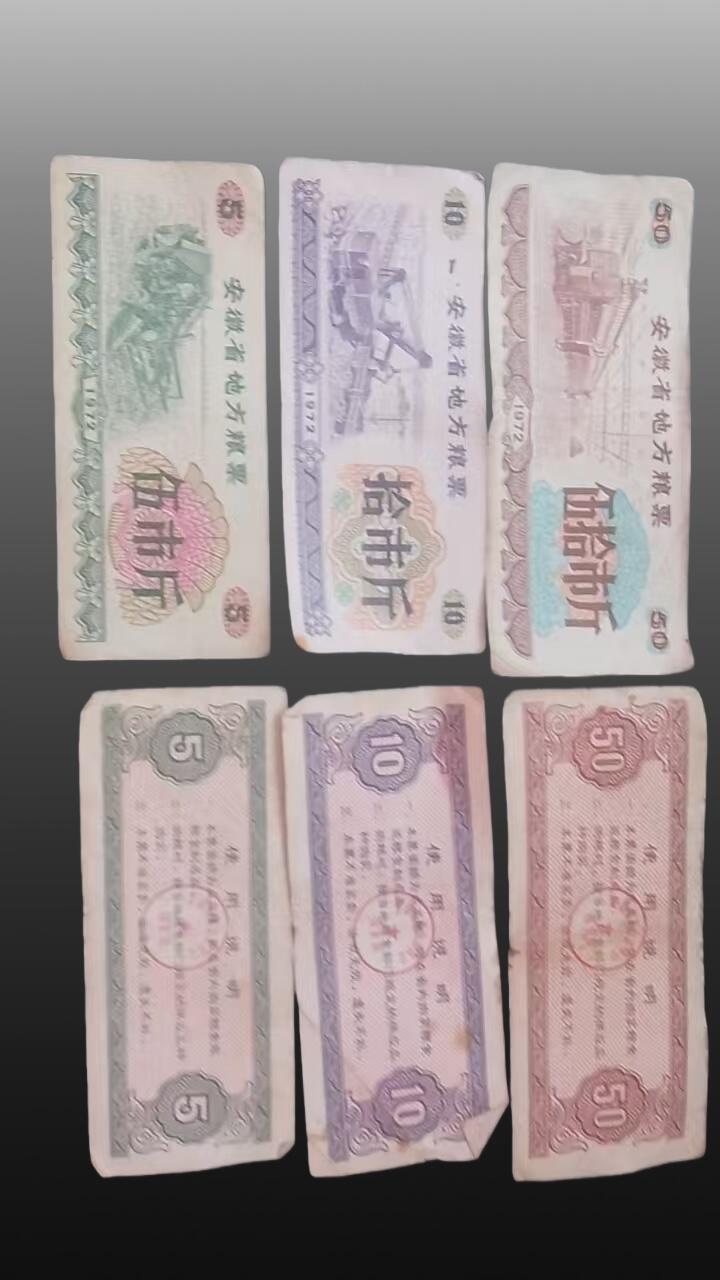 安欣票证书薇专场 地方粮票