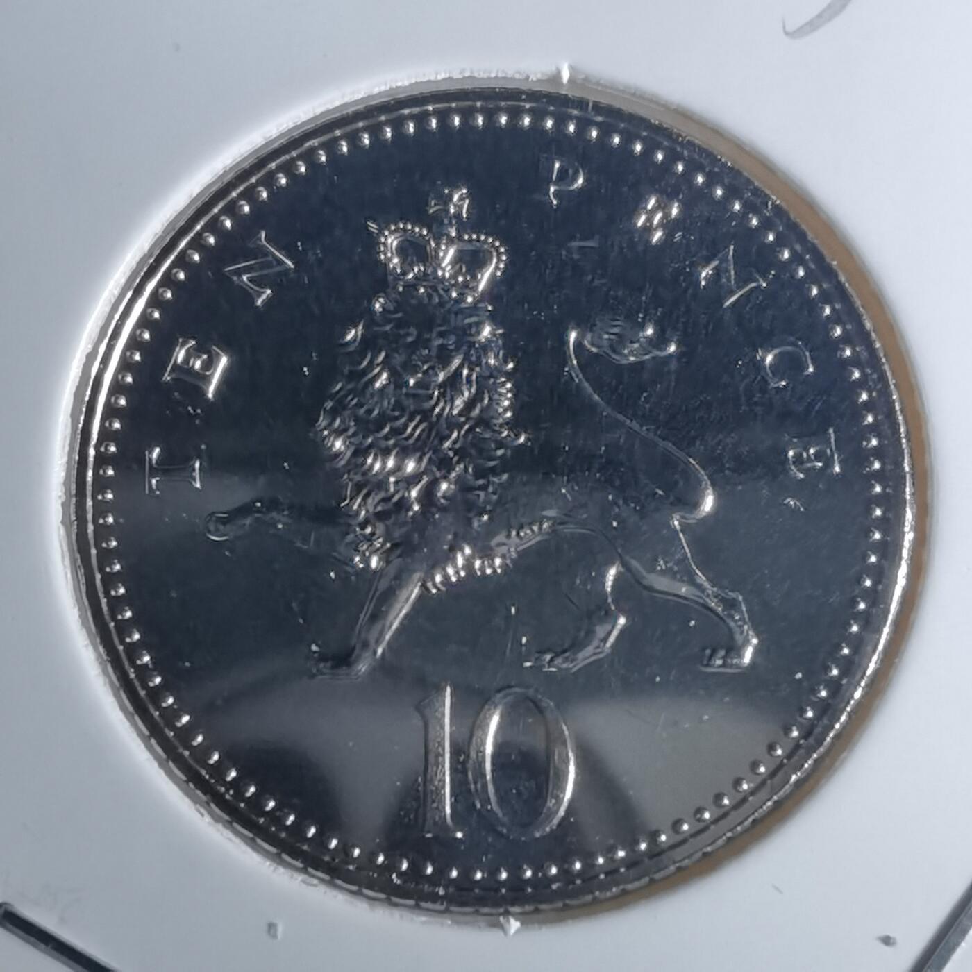 沼泽如烟--第953场 英国2007年10便士