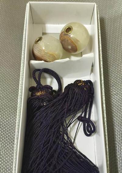 杂项专场 - 风镇一对   直径38.5毫米 