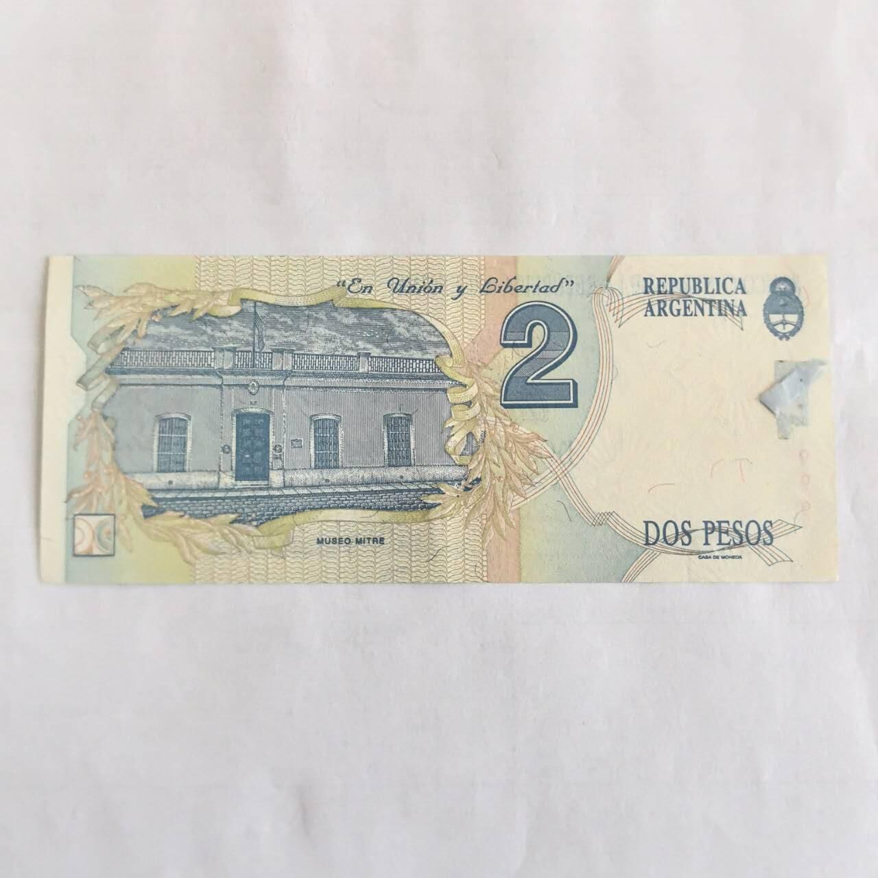 各国外币第107期 无佣金 阿根廷2比索 1993年美品