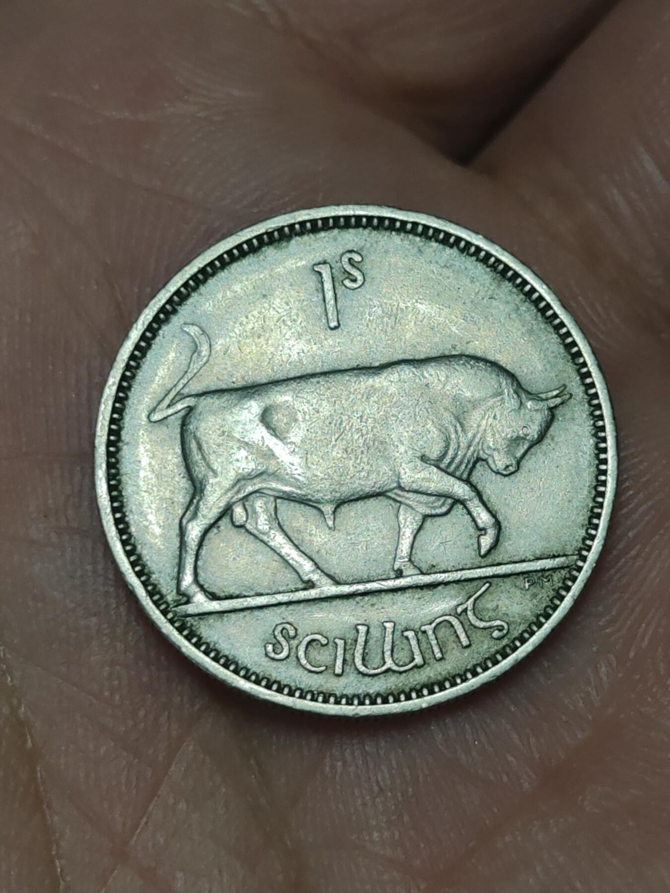 2026年第三场(总第一百七十二场）外国好品散币场(免佣金) 爱尔兰🇮🇪1955年1先令(共和国时期第一套第二版)