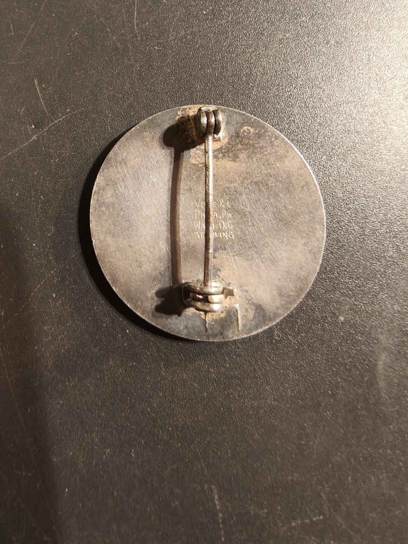 老王徽章第174期 美国陆军航空兵空中运输司令部证章    驼峰航线飞行员的来源    二战时期横针版   925银    华盛顿珠宝商造