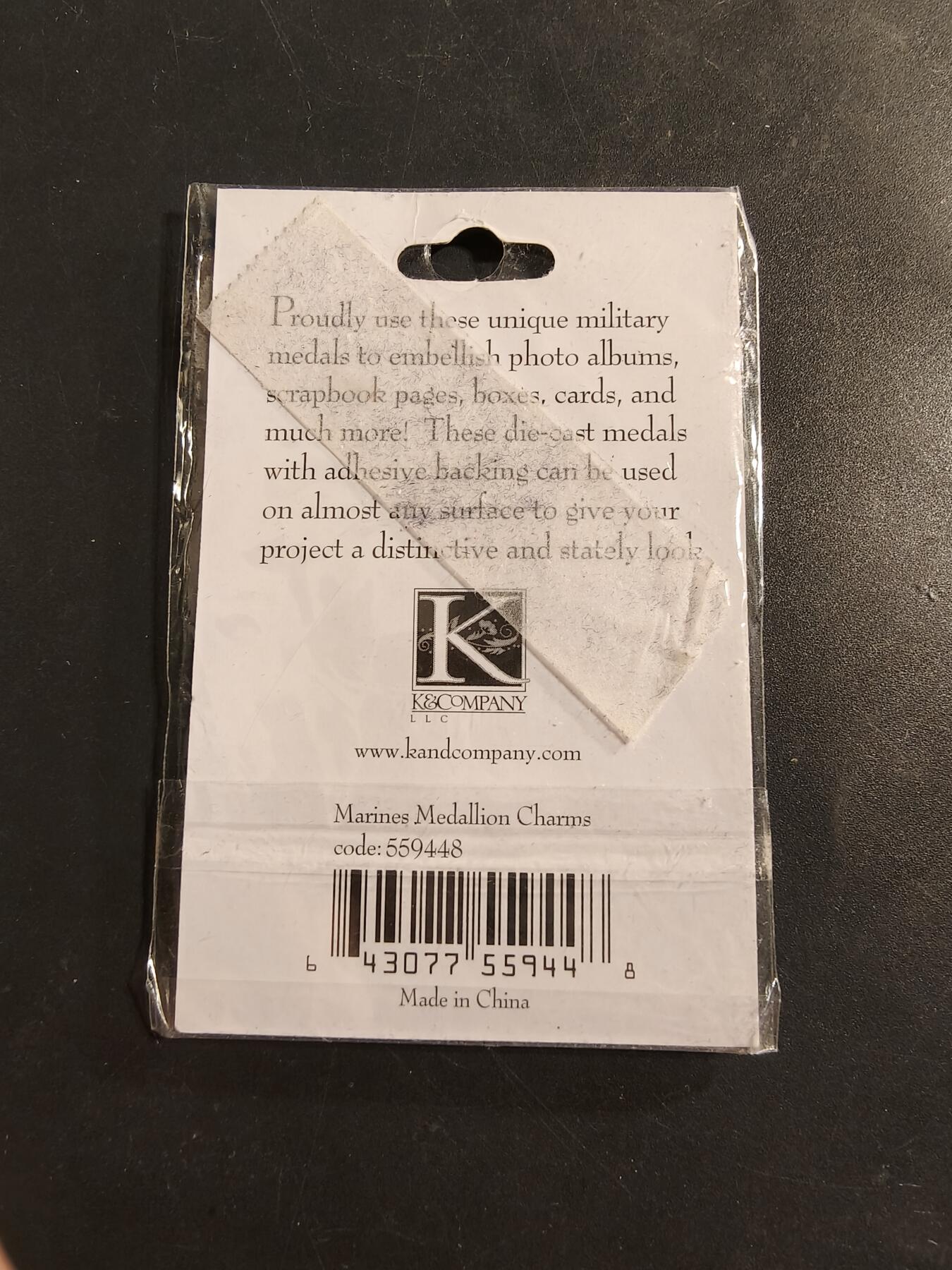 老王徽章第174期 美国海军陆战队奖章装饰品    未拆封