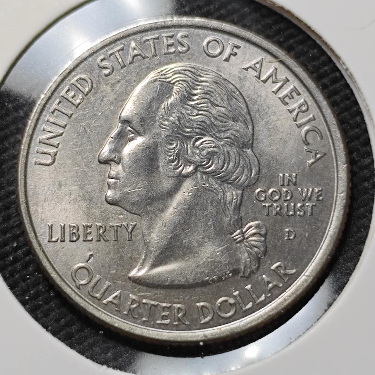 KK钱币收藏小铺  第386期  2月预留时间 周末发货  美国25分纪念币