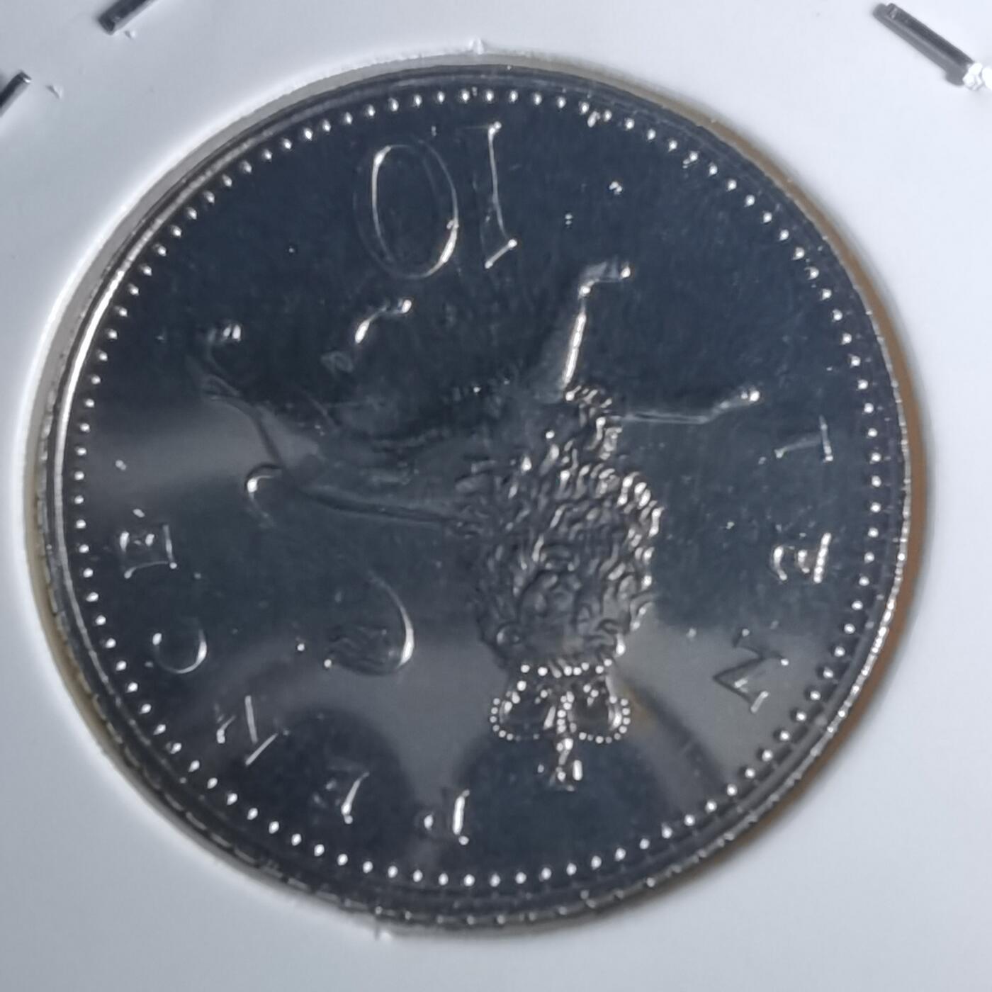 沼泽如烟--第953场 英国2006年10便士