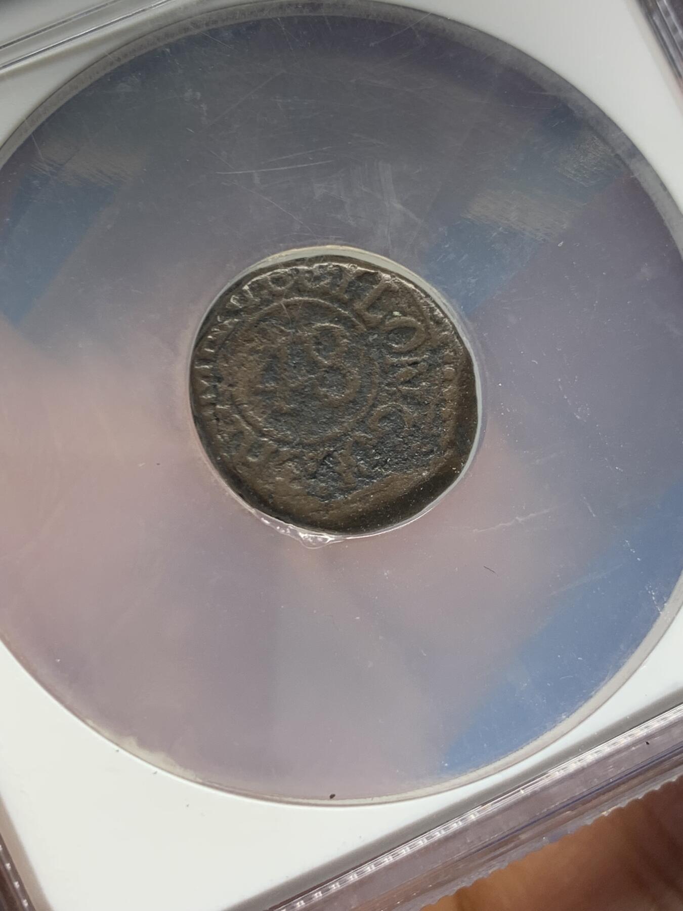 《竞宝斋》第454场 周日，周一 2场连拍 （全场包邮，欢迎送拍） 亚军分 NGC VG8BN 英属锡兰1/48Rixdollar铜币，1815年乔治三世时期打制，正面：大象，年份。背面：铭文