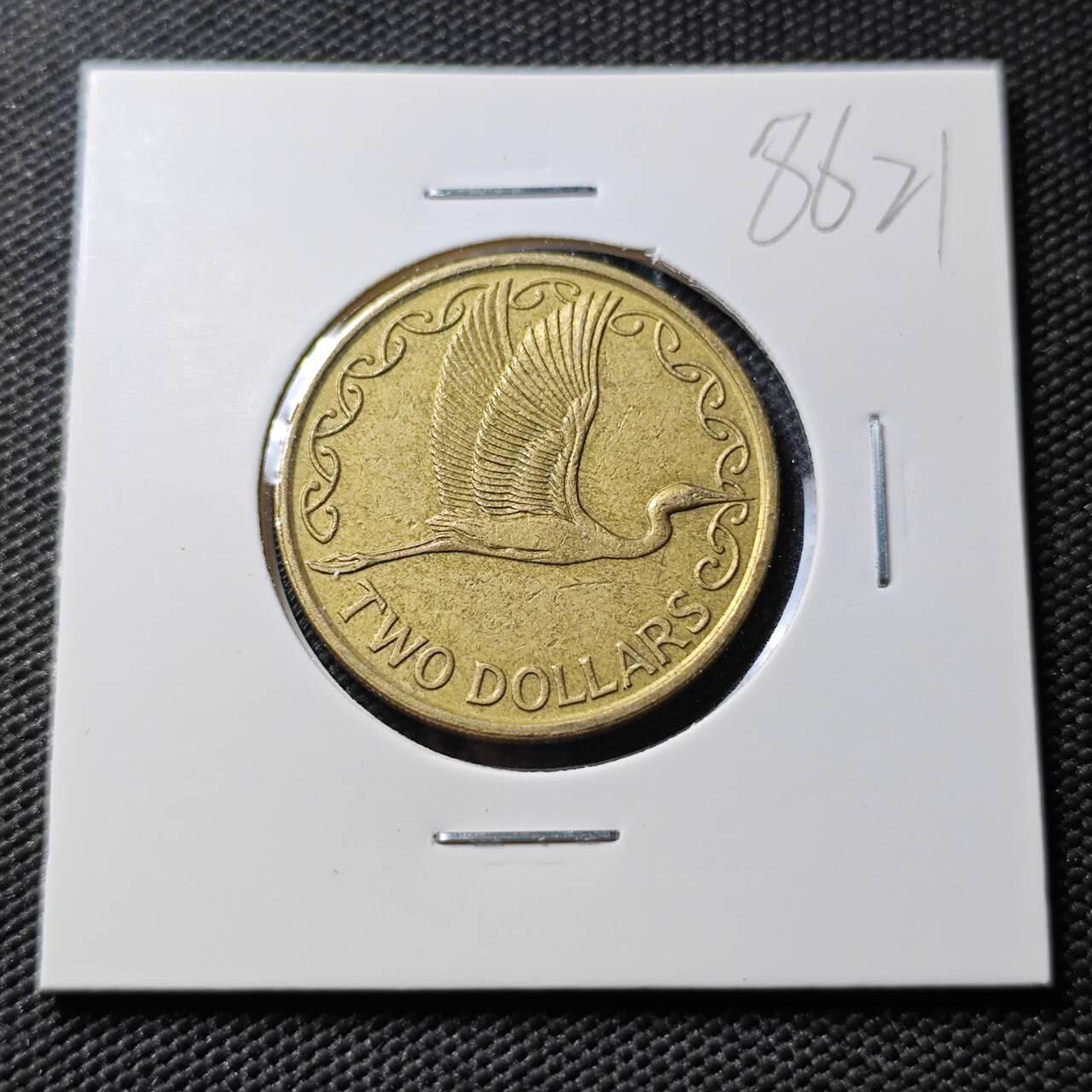 KK钱币收藏小铺  第386期  2月预留时间 周末发货  新西兰2元