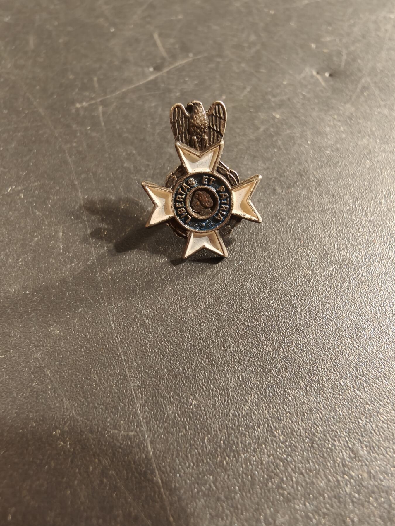 老王徽章第174期 美国革命之子协会迷你章     925银质珐琅    小尺寸   0.8g