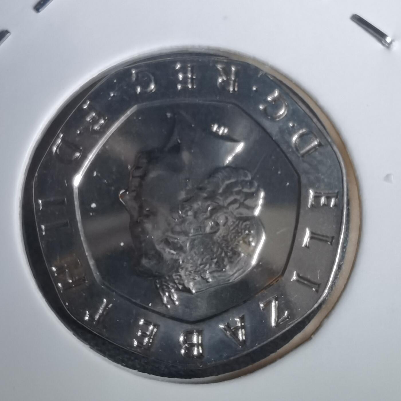 沼泽如烟--第953场 英国2005年20便士