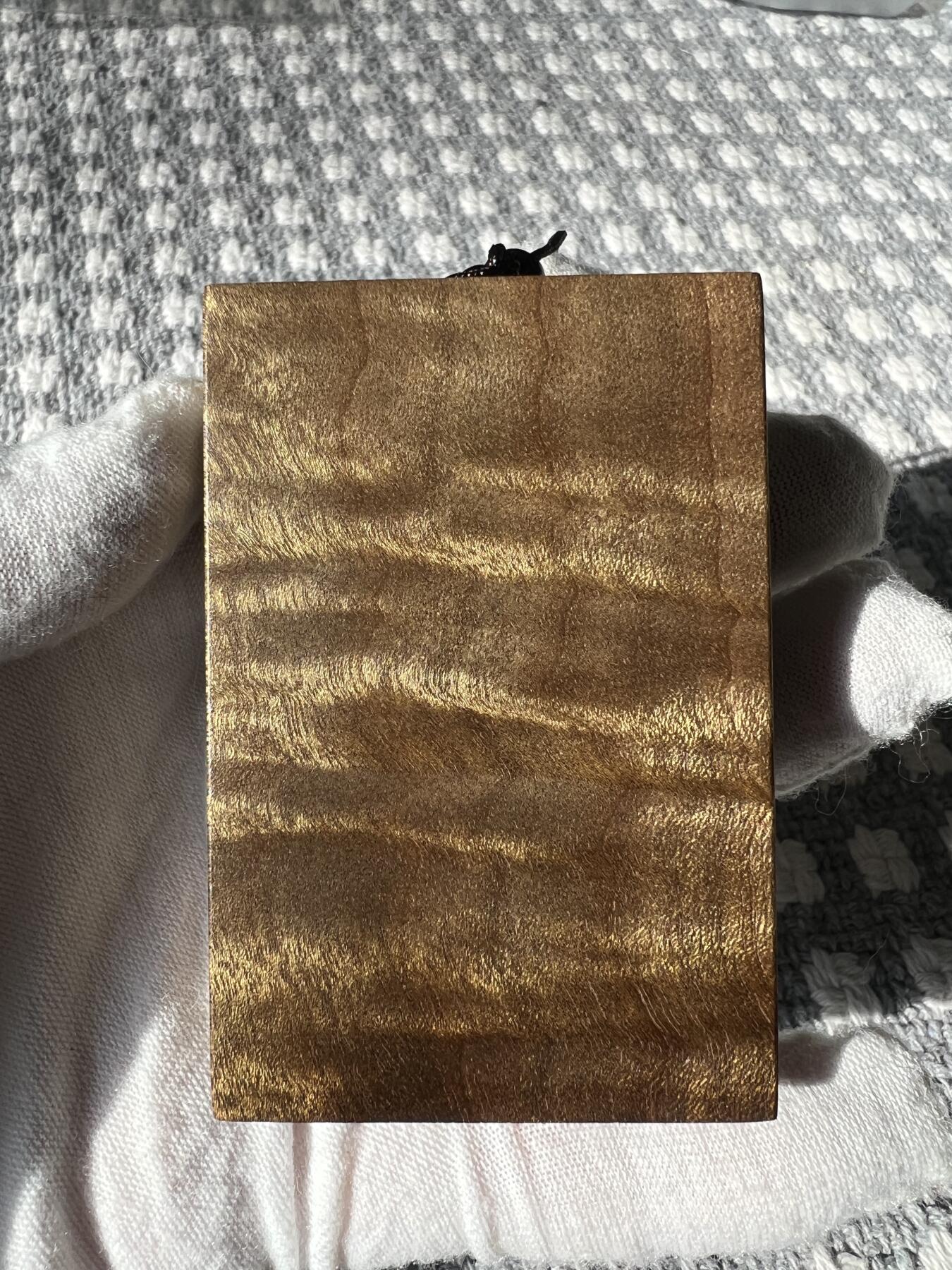 零元拍：627-NO.30金丝楠平安无事牌，香喷喷的小金砖，金光闪闪，72/48.5/12.5MM