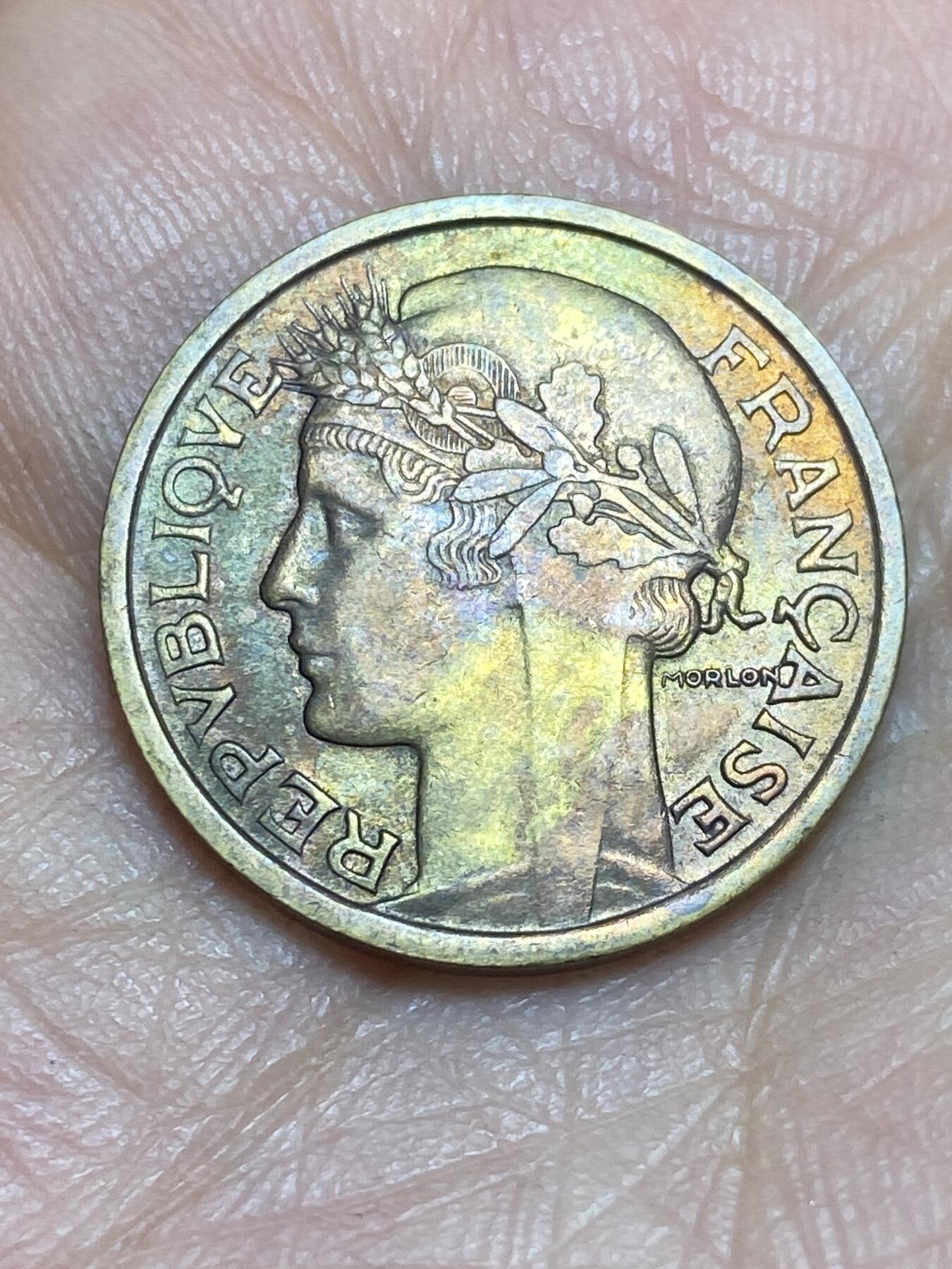 2026年第三场(总第一百七十二场）外国好品散币场(免佣金) 法兰西第三共和国1934年1法郎