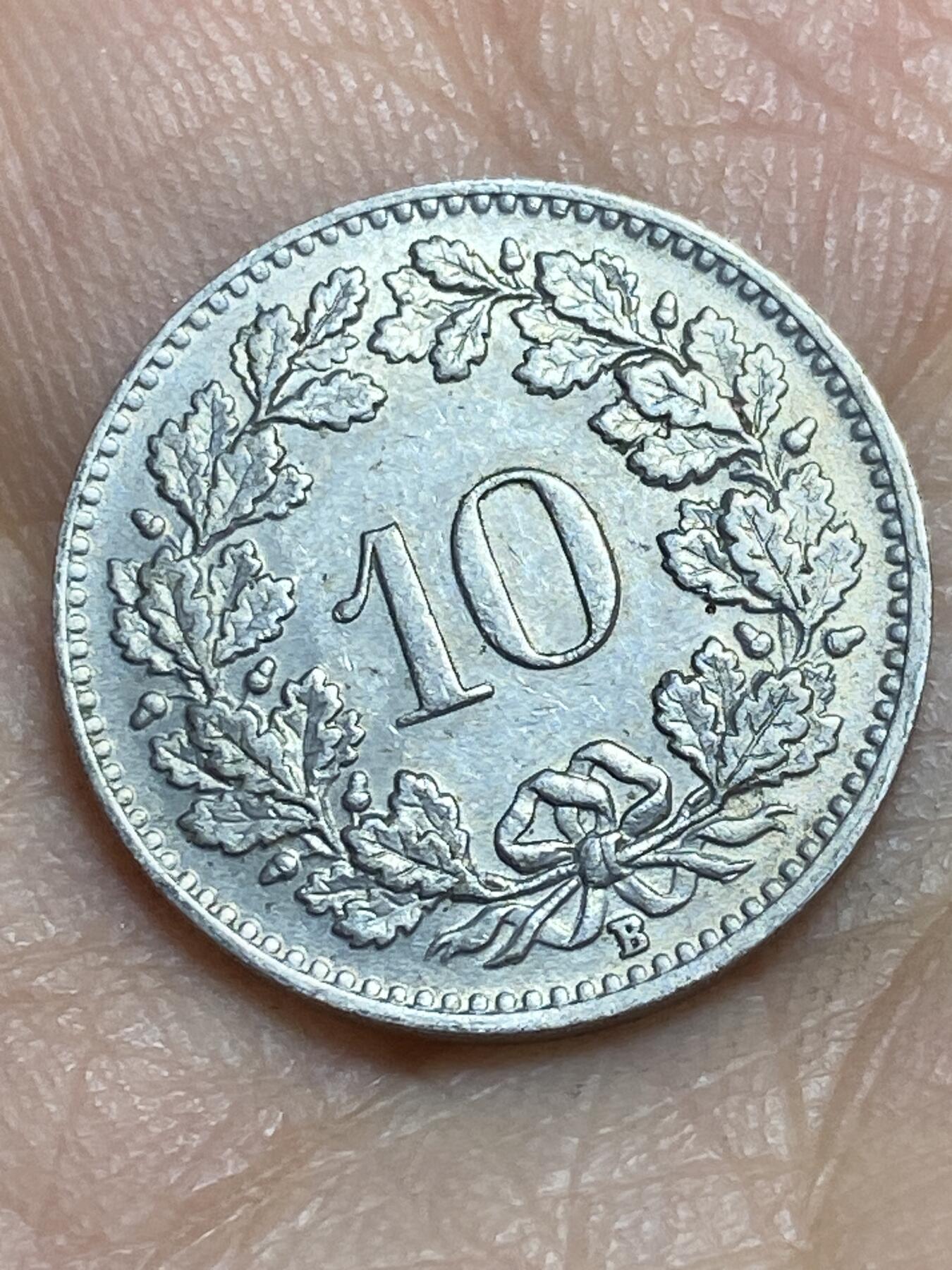 2026年第三场(总第一百七十二场）外国好品散币场(免佣金) 少见年份–瑞士🇨🇭1946年10拉彭(第二版，B标伯尔尼造)